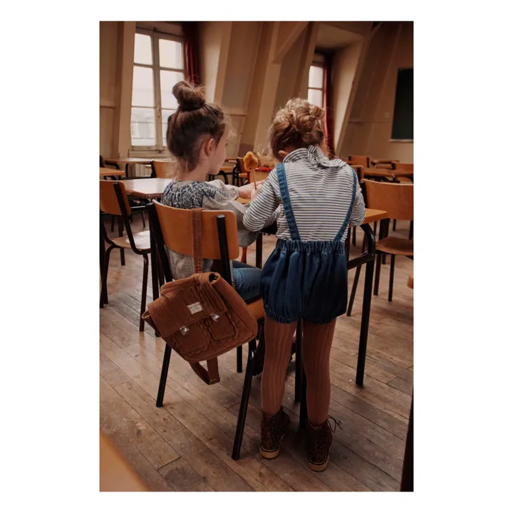 Emile et Ida Sous-Pull Coton et Laine Rayé | Bleu marine