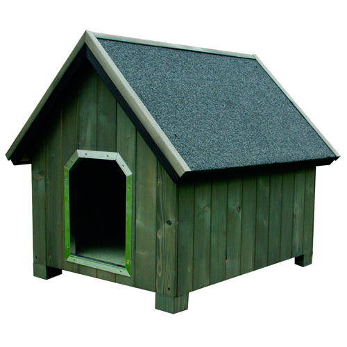 Casinha de cachorro de madeira cinza alpino TK-Pet