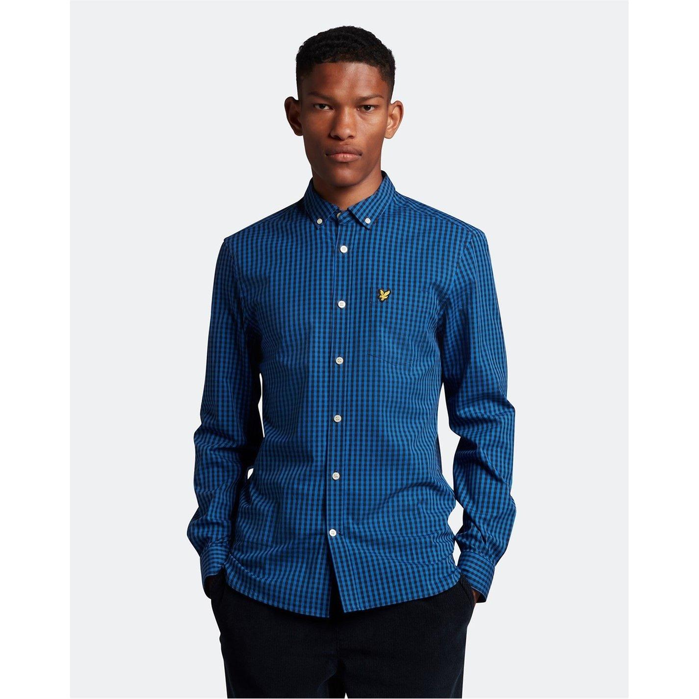 Lyle and Scott Long Sleeve Gingham Shirt