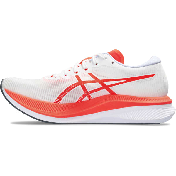 Chaussure running ASICS MAGIC SPEED 3 W WHITE/SUNRISE RED