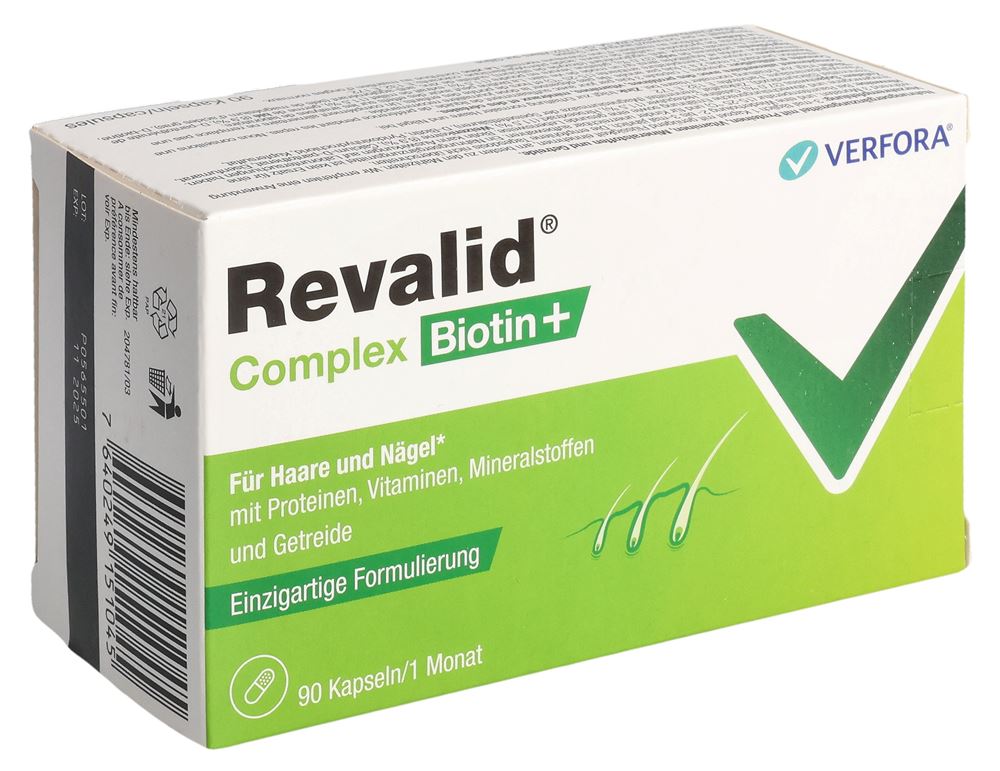 REVALID Complex Biotin  Kaps Blist 90 Stk
