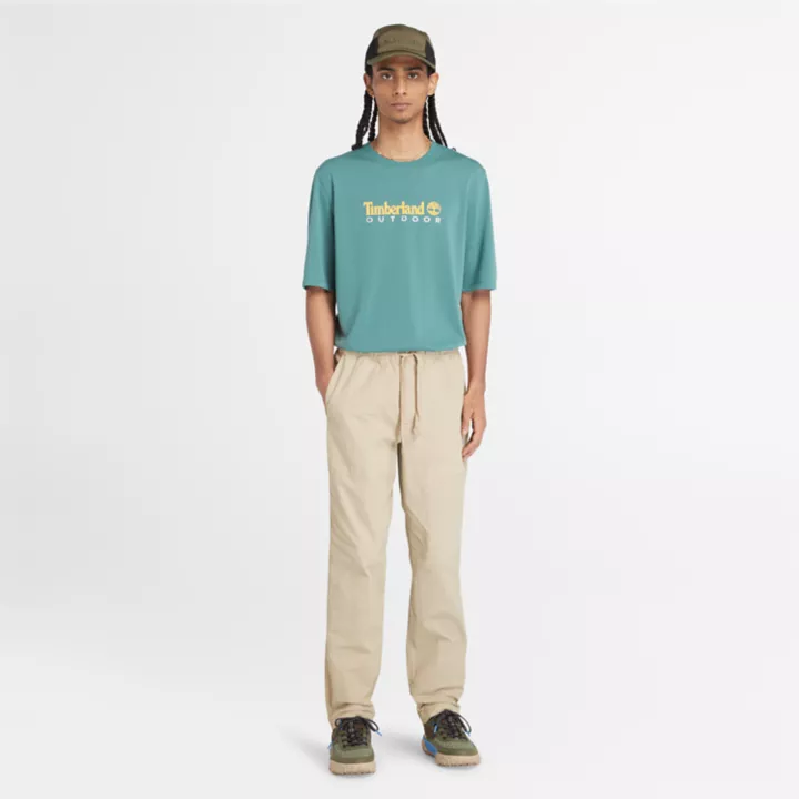 T-shirt anti-UV imprimé pour homme en pin maritime