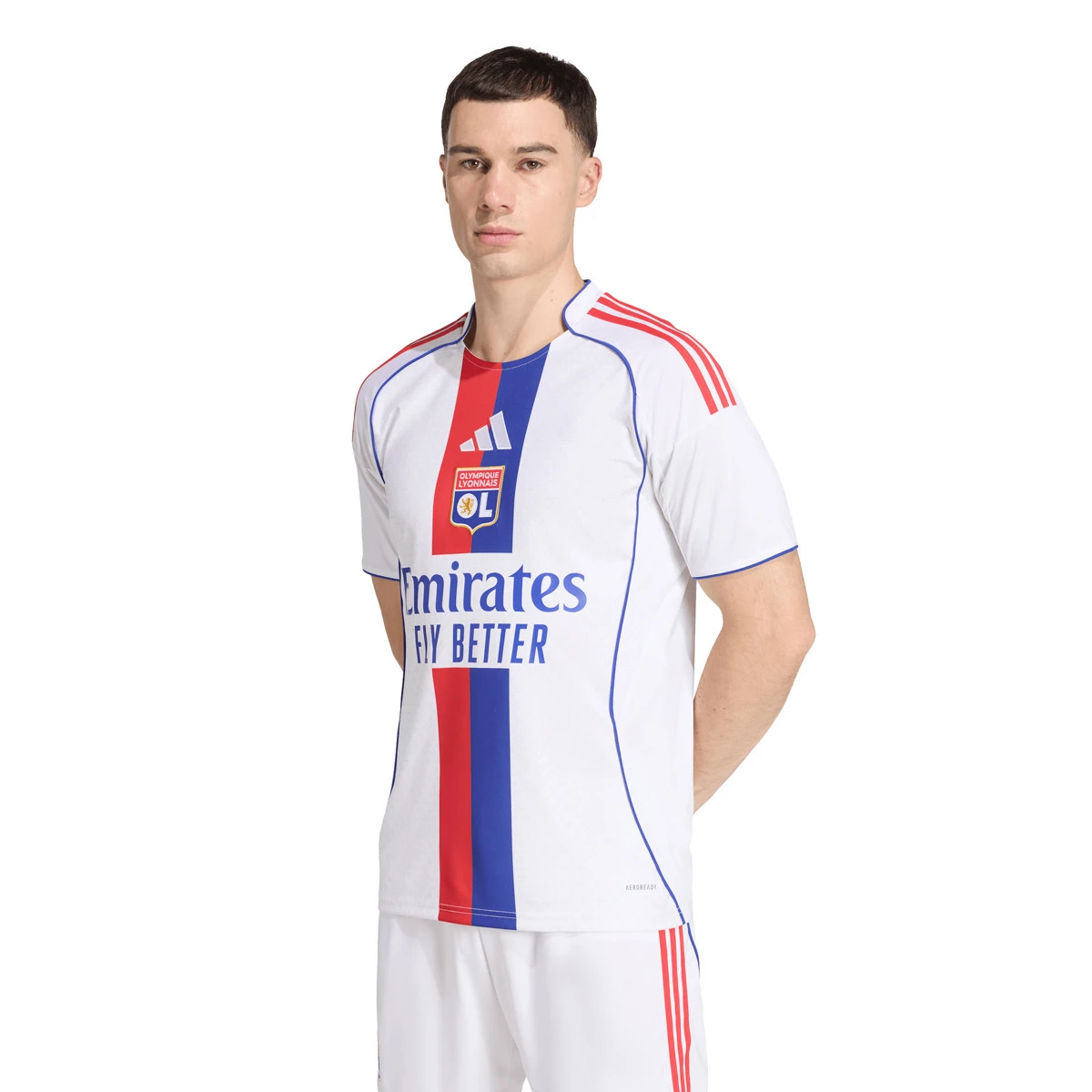 Camisola adidas Olympique Lyon Primeiro Equipamento 2025-2026
