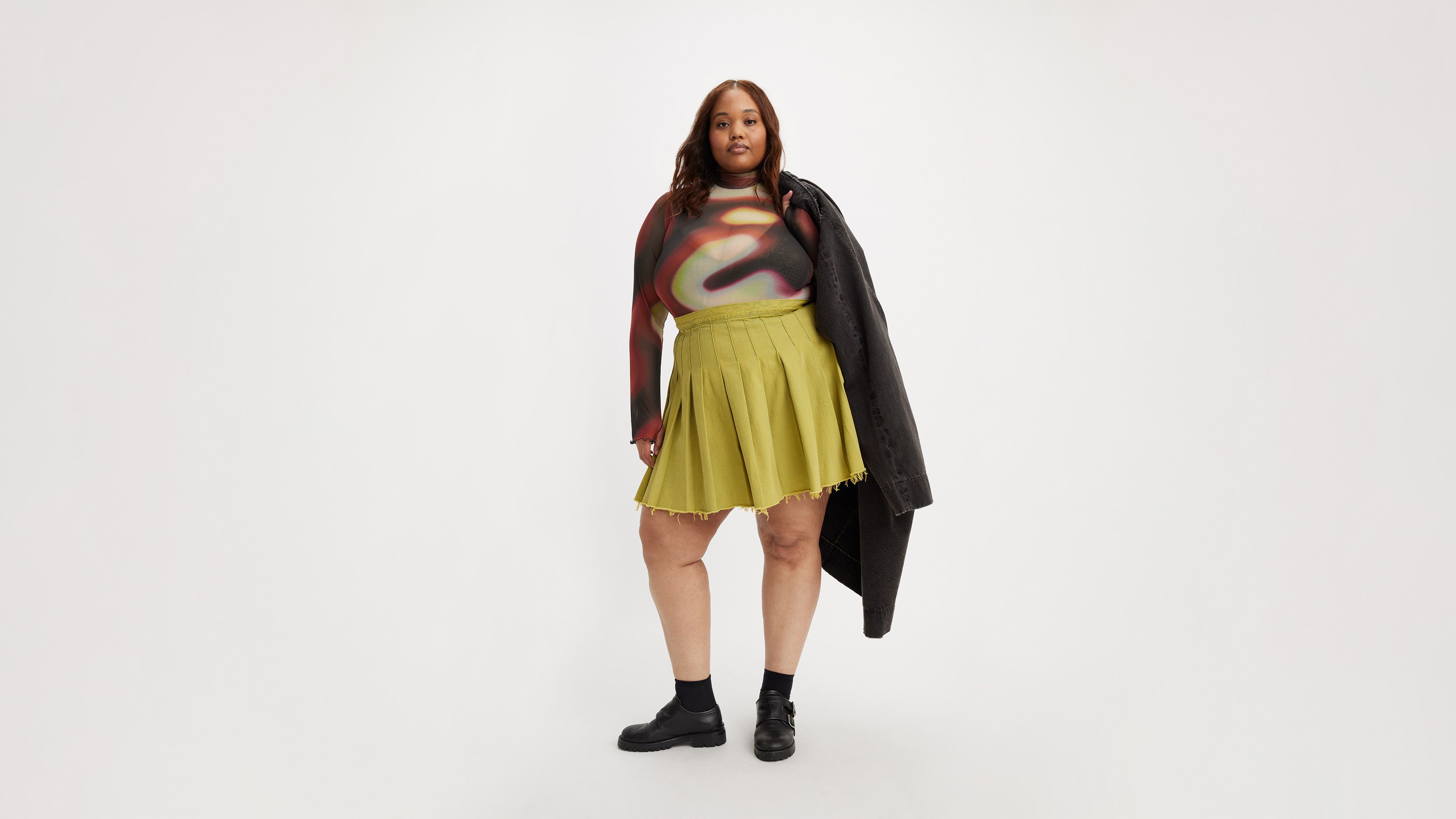 Jupe Levi's® x Barbie Ferreira - The Candy Shop - Jaune