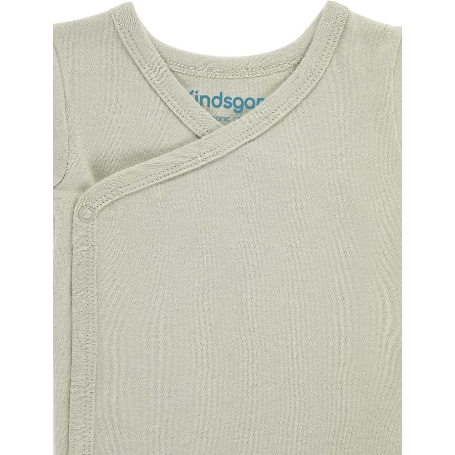 kindsgard Wickelbody trunder 3er-Pack kurzarm taupe