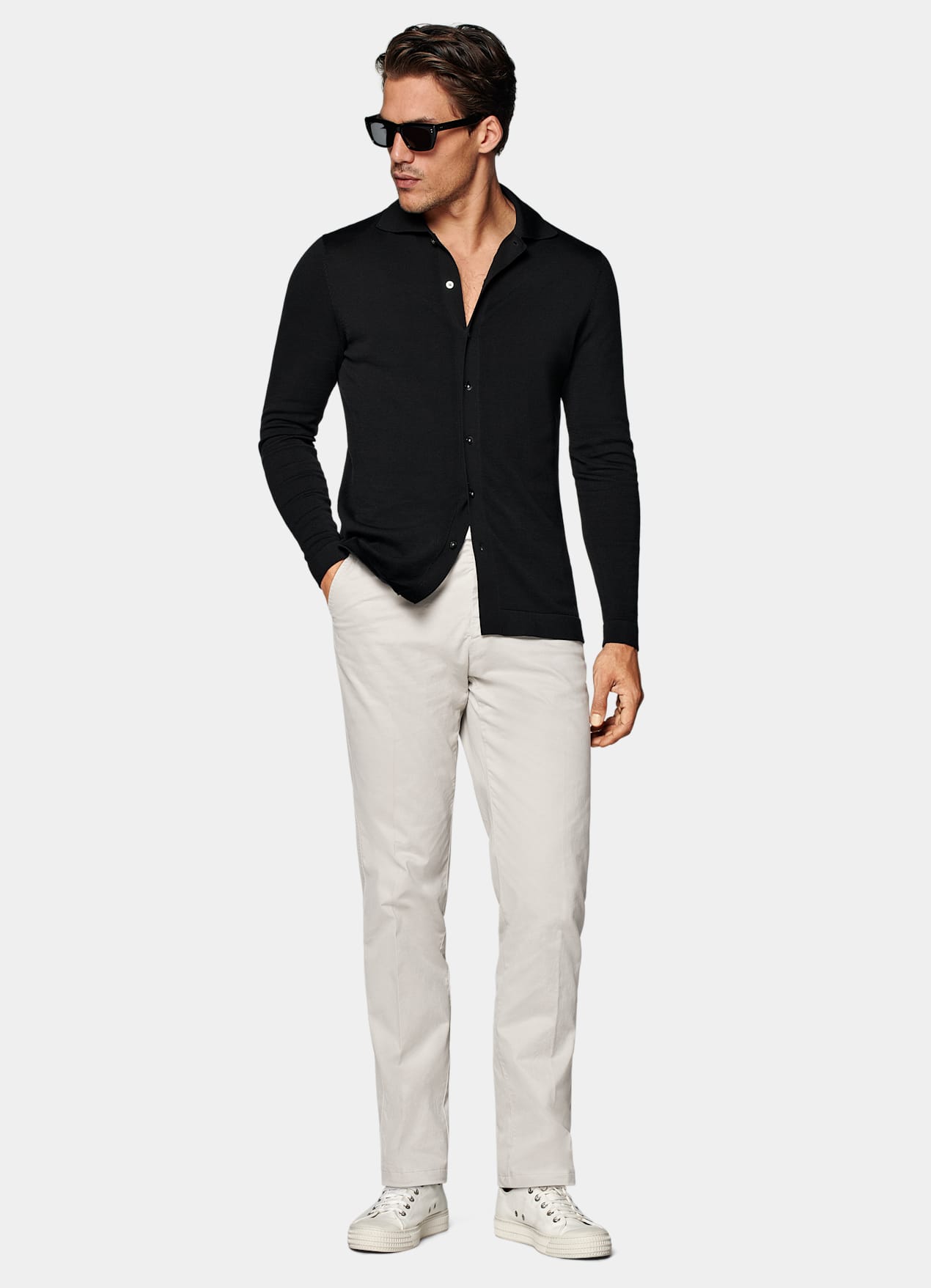 Chino Slim Leg Straight marron clair