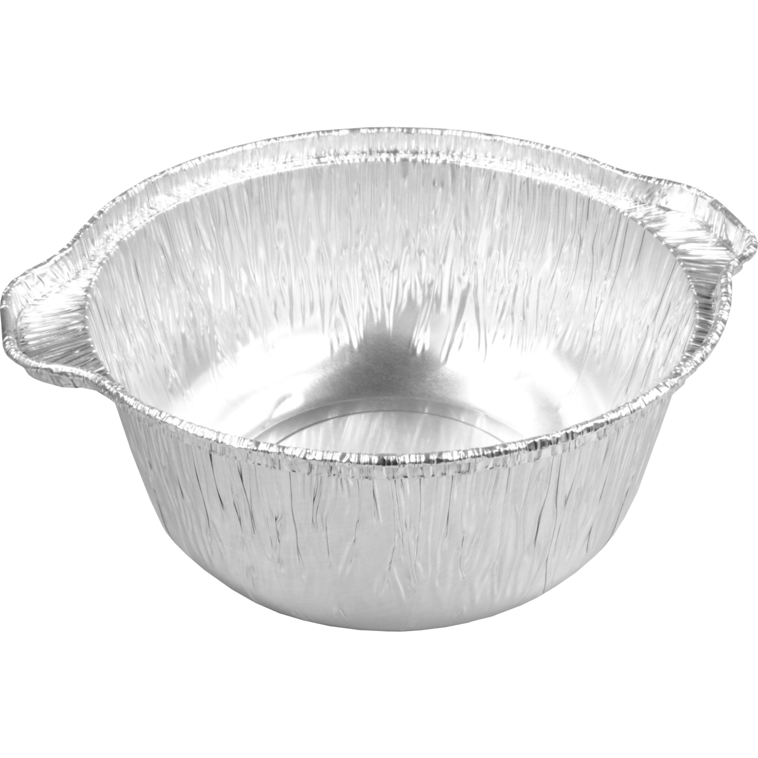 Mosselpan, met deksel, Ø250x100mm, aluminium, zilver