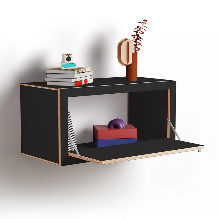 Ambivalenz - Fläpps Box Sideboard 80 x 40 cm, weiss