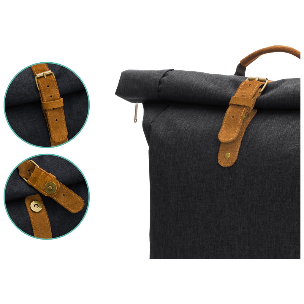 fillikidfillikid   Berlin Wickelrucksack schwarz melange