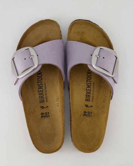 Birkenstock Madrid Big Buckle Pantoletten in Lila