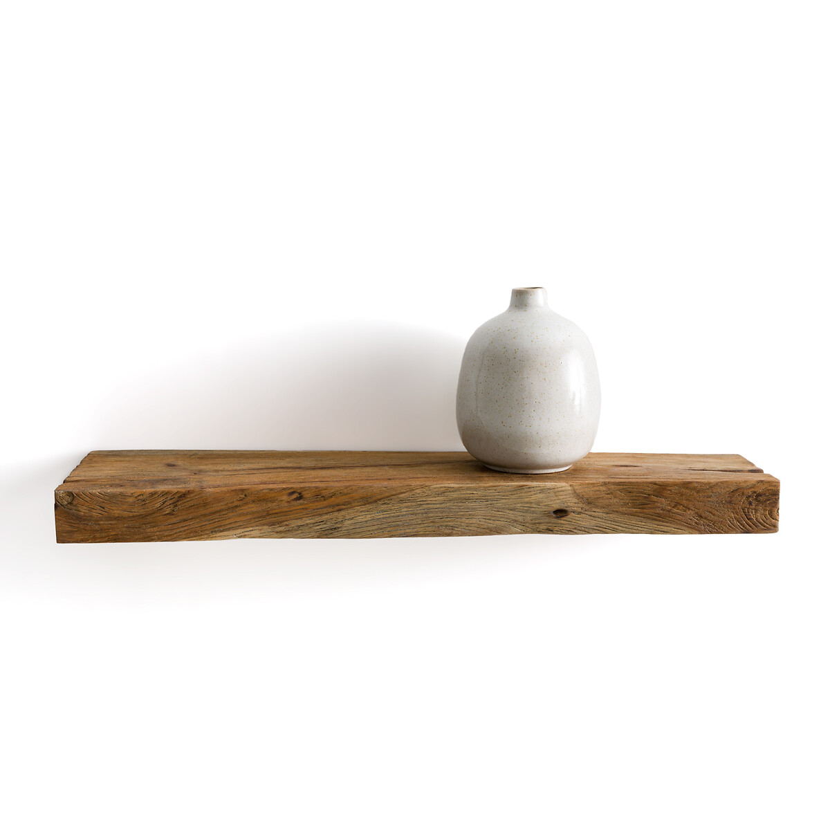 LA REDOUTE INTERIEURS<br>Prateleira de parede em teca maciça, 60 cm de comprimento, Gana