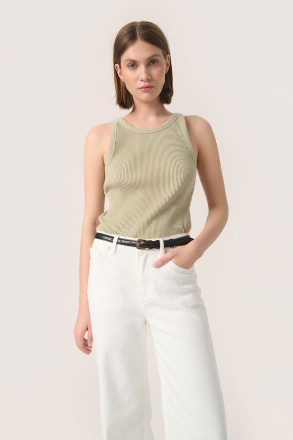 Soaked in Luxury SLSimone Tank Top Spray green