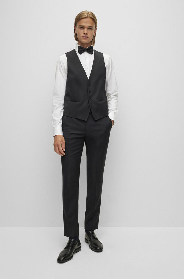 BOSS BOSS Men Business Clothing Jackets Sort