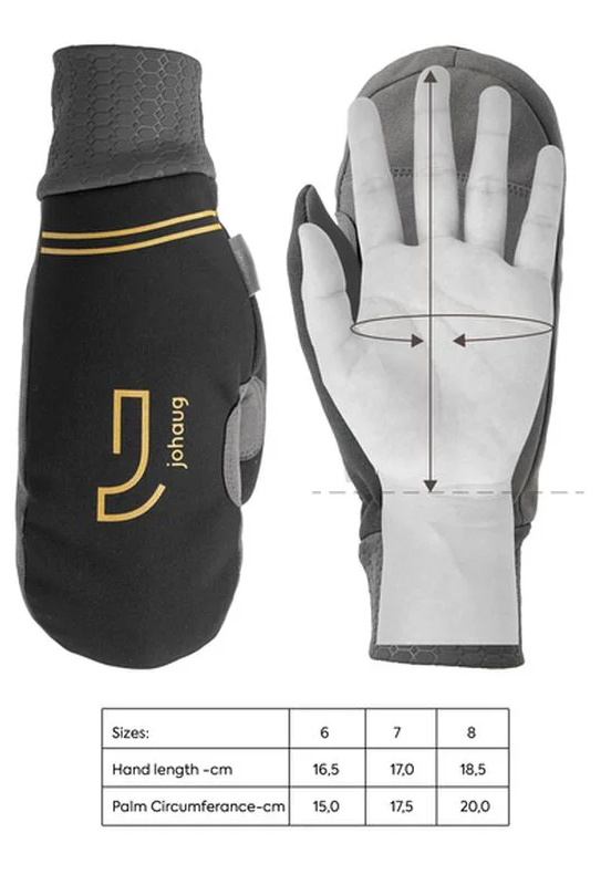 Touring Mitten 2.0 Dame Black