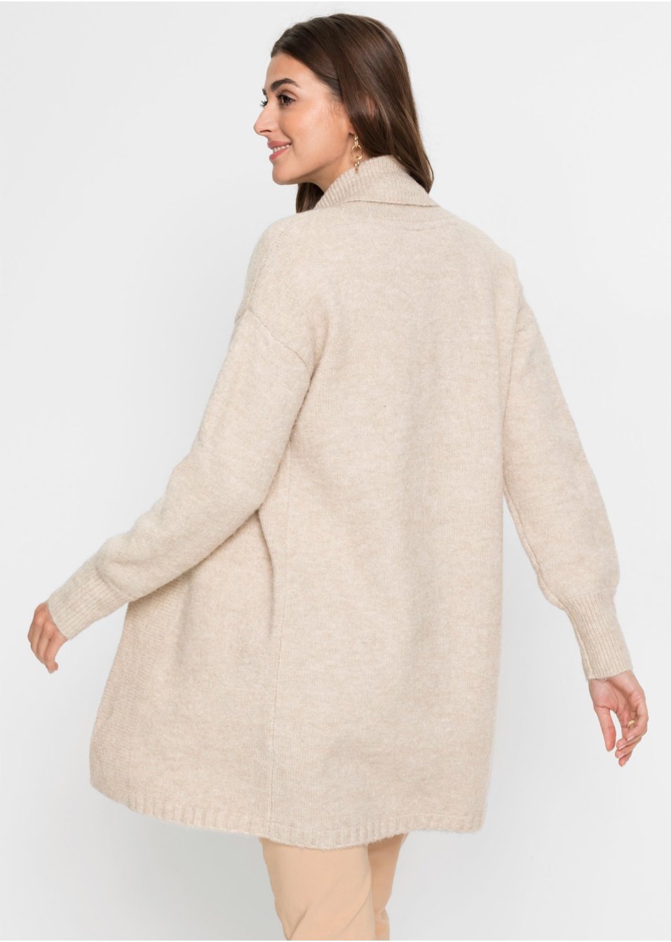 Gilet long en maille
