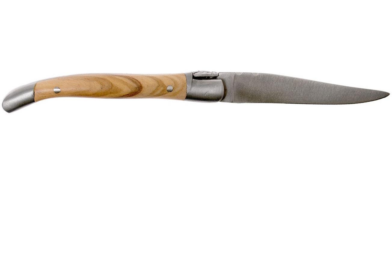 Laguiole en Aubrac zakmes 7 cm olijfhout, L0207OLI-SSB1