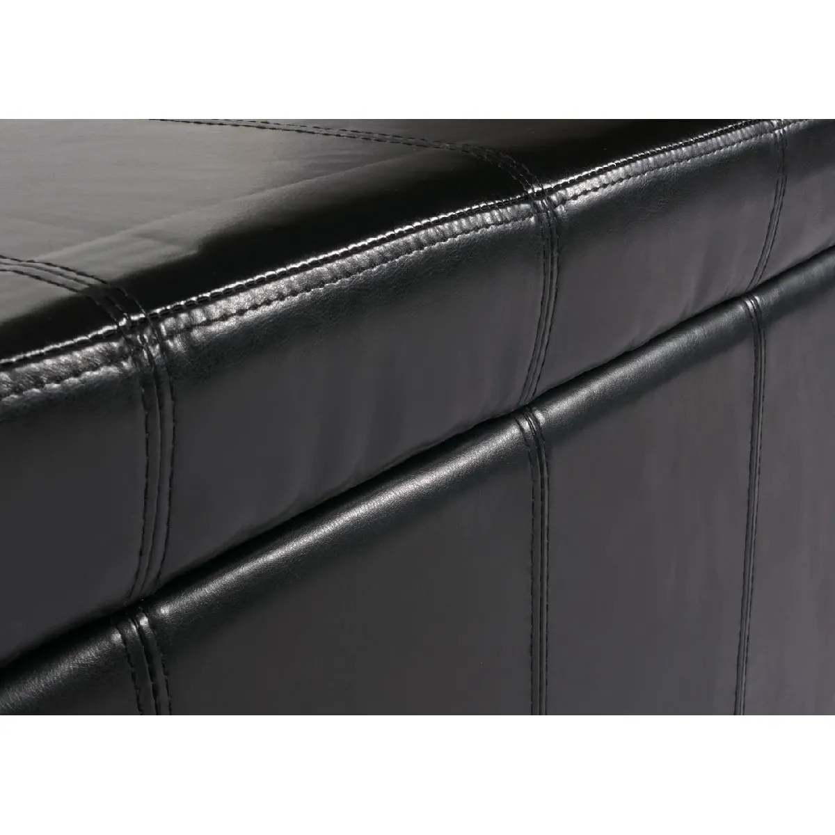 Mendler Banc Rangement Kriens Noir