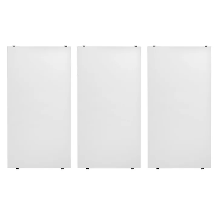 String - Regalboden 58 x 30 cm (3er-Pack), weiss