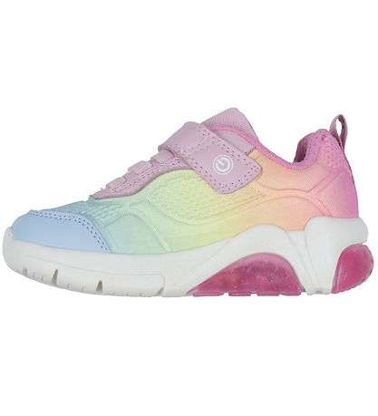 Geox Blinkschuhe - J Fadinlight - Pink/Multicolour