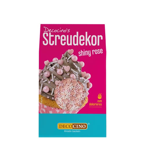 Decocino Streudekor shiny rose