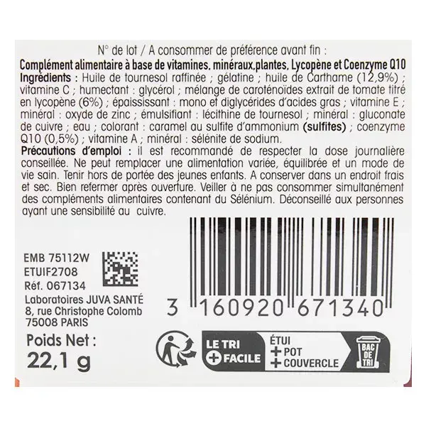 Juvamine Autobronzeador Ativador de Brilho 60 cápsulas