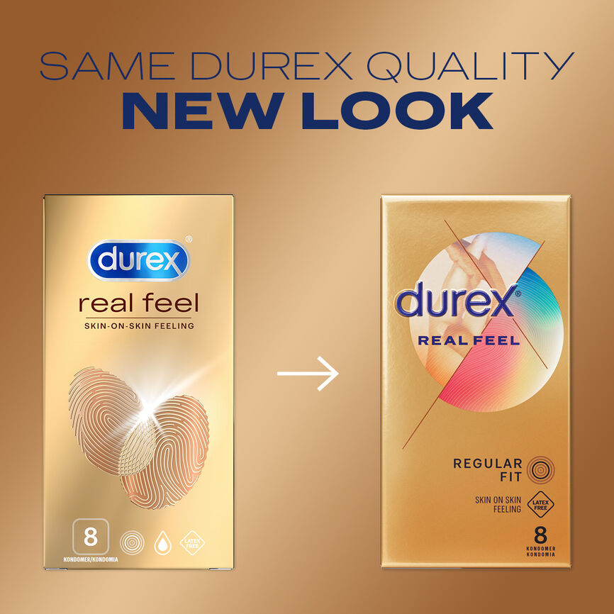 Durex Real Feel kondom 8 stk