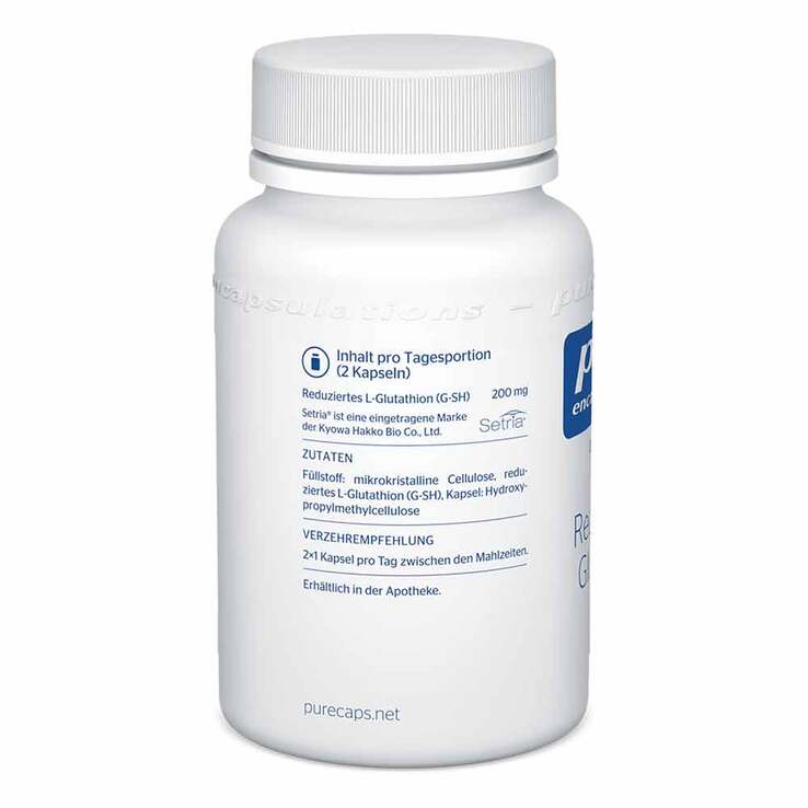 Pure Encapsulations Reduziertes Glutathion Kapseln, 60 St