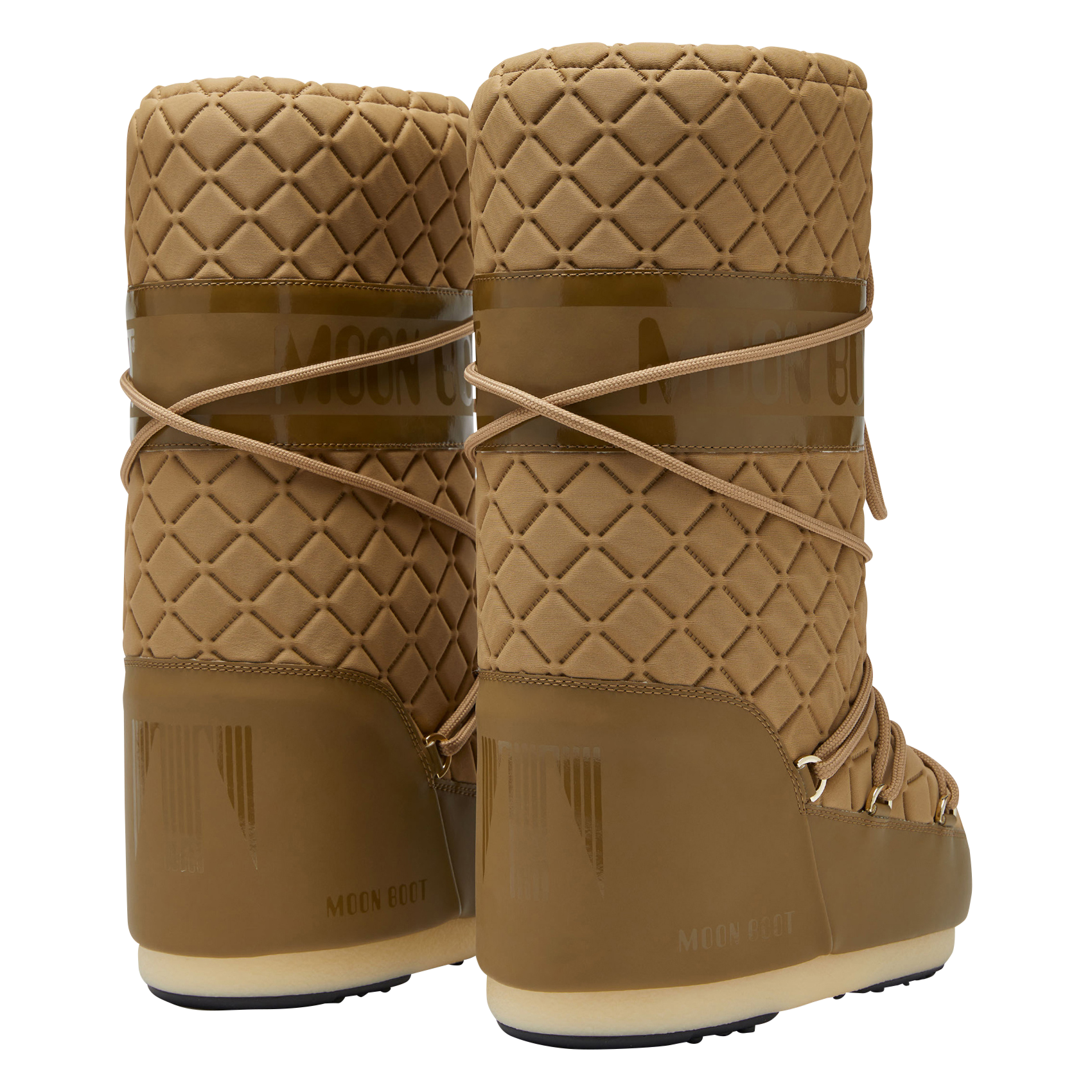 MB ICON QUILT - Bottes à lacets matelassées | Marron