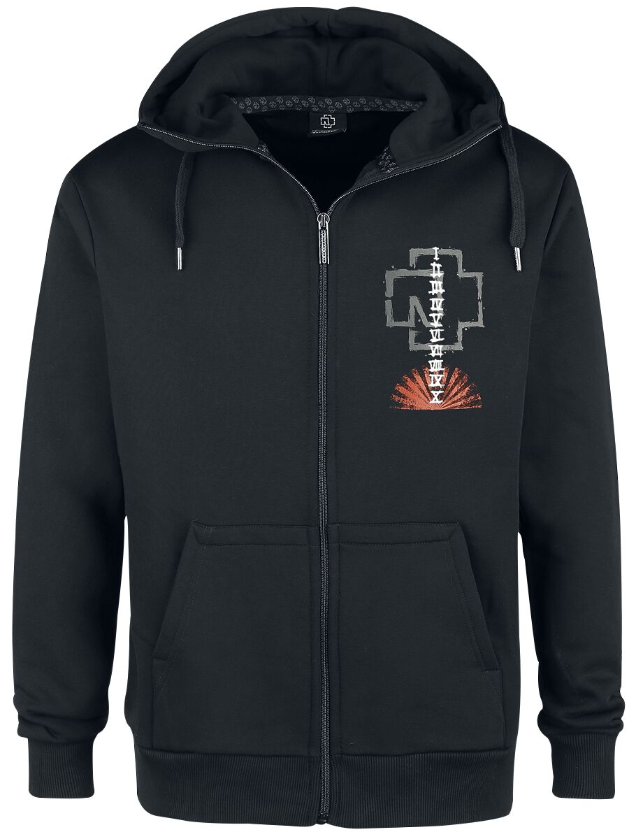 Sonne | Rammstein Sweat-shirt zippé à capuche