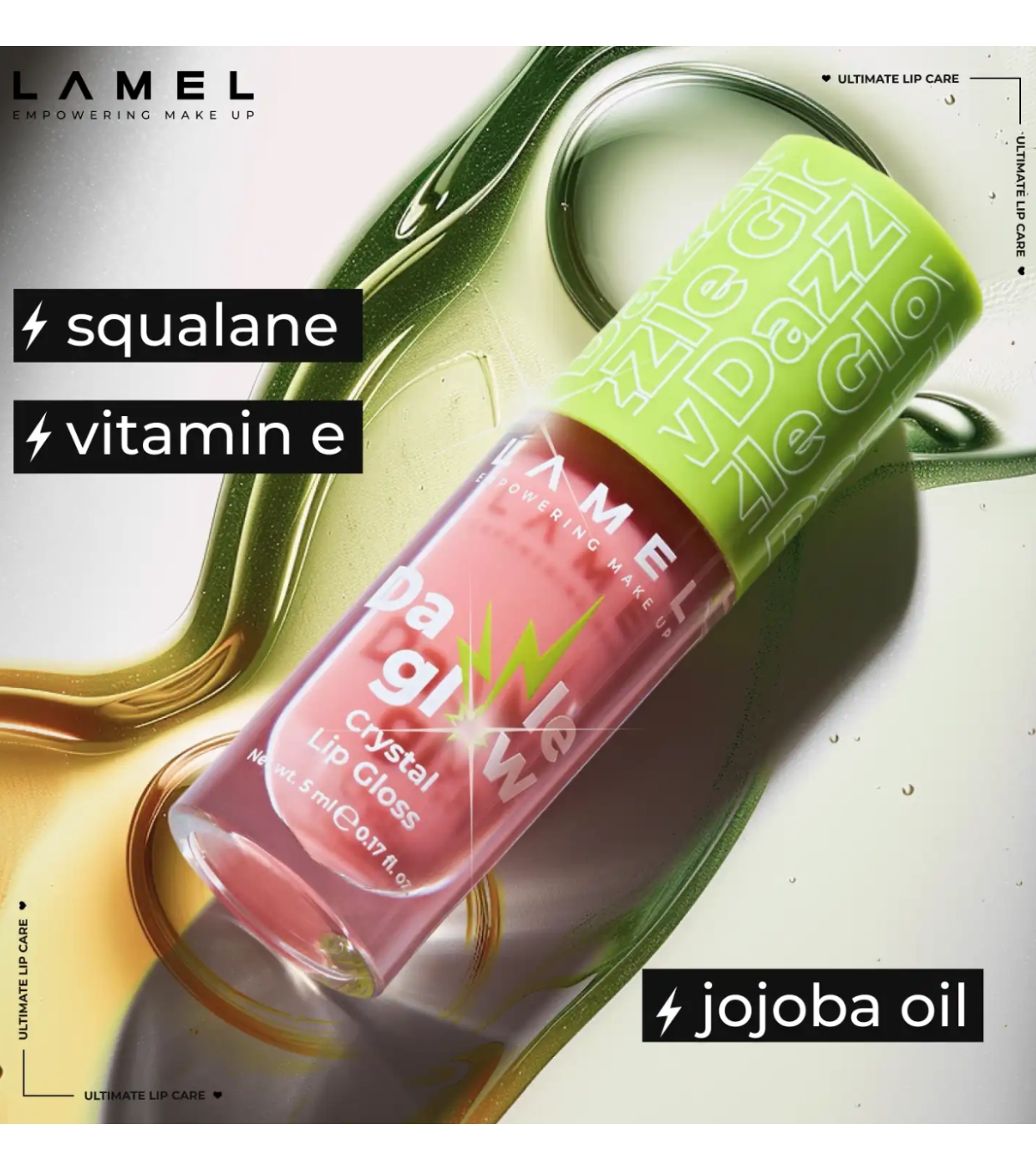 Lamel - Brilho labial Dazzle Glow - 402: Soulmate