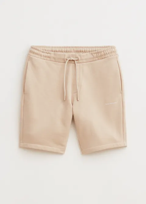 Korte broek met logo zand (ZND.L)