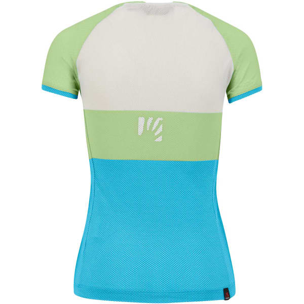 T-shirt randonnée KARPOS MOVED EVO W JERSEY BLUE ATOLL/PARADISE GREEN