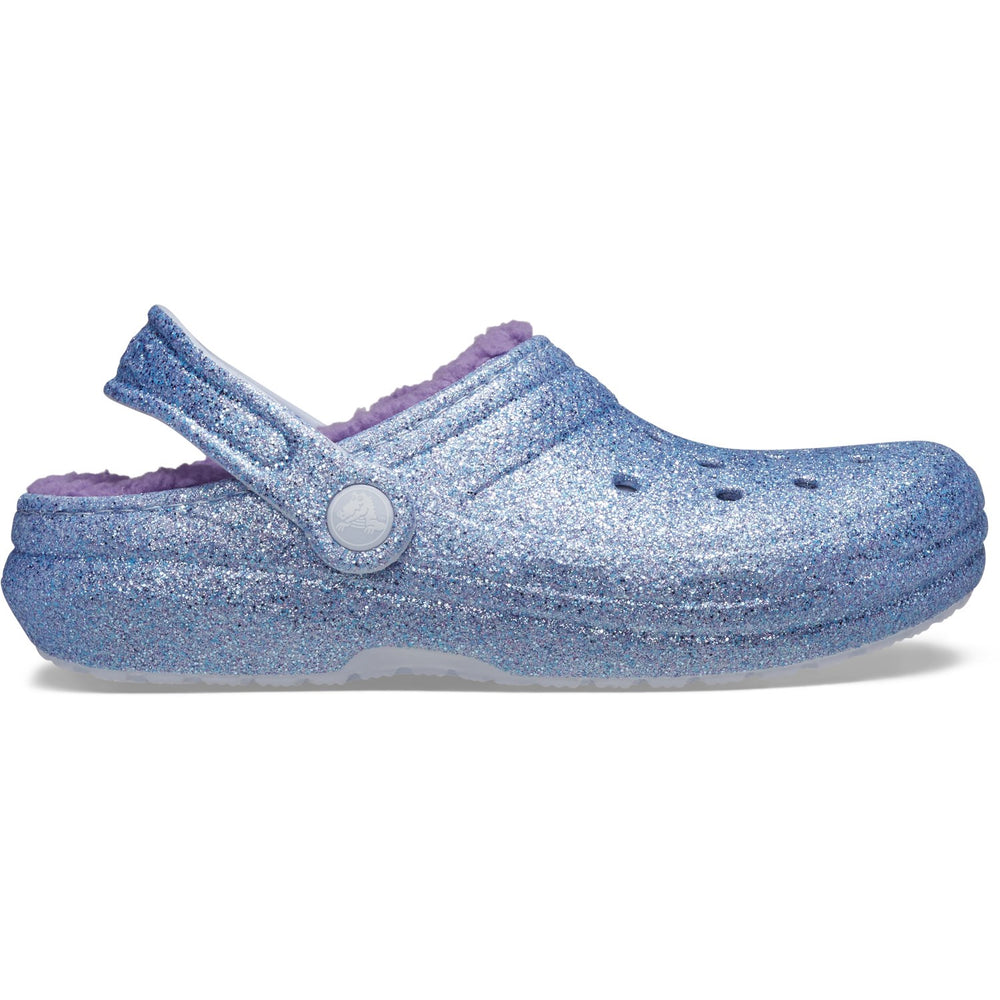 Køb Crocs Frosted Glitter Classic Lined Glitter Clog