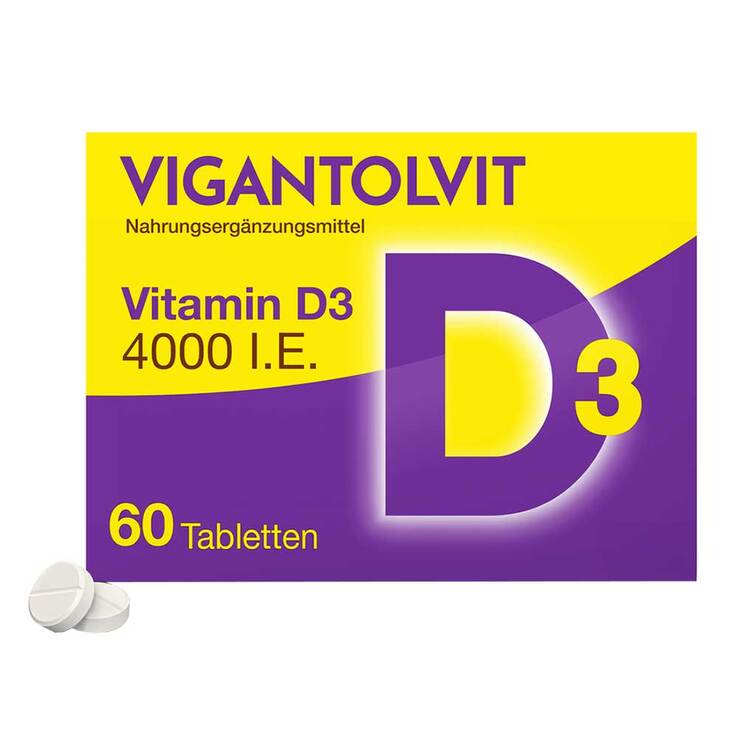 Vigantolvit 4.000 I.E.Vitamin D3 Tabletten, 60 St