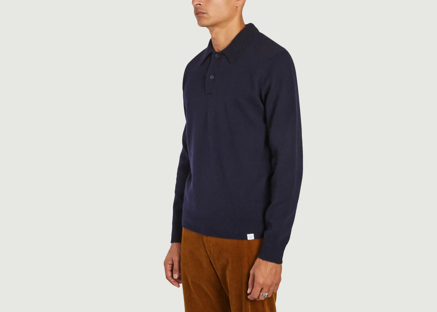 Polo Marco en laine d'agneau Norse Projects
