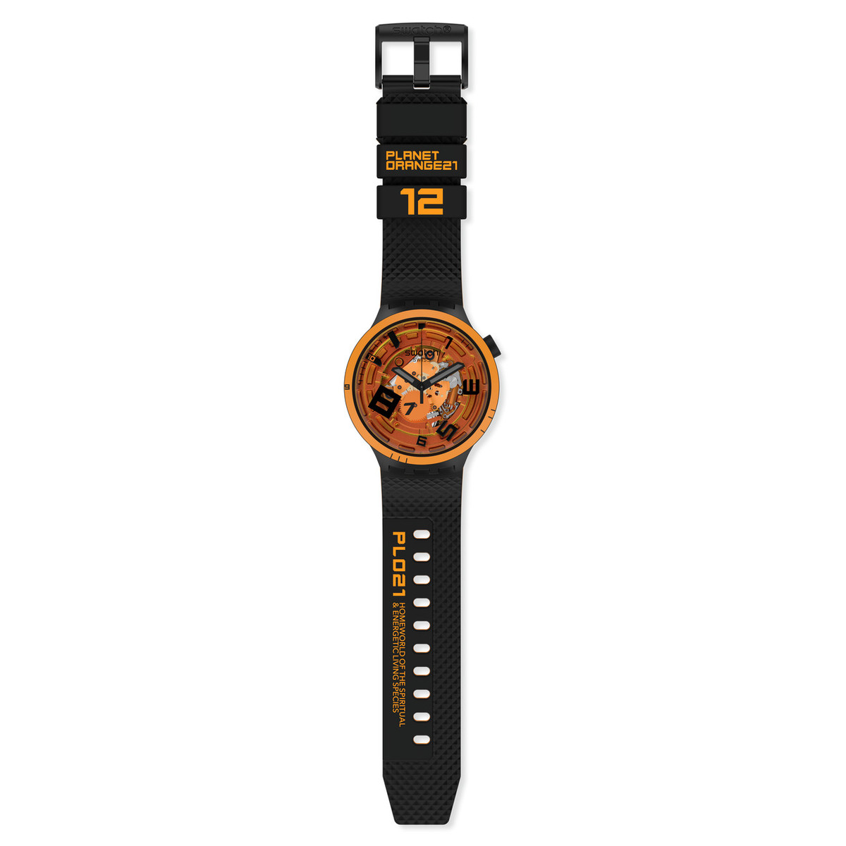 Montre SWATCH Big bold Oops homme bracelet silicone noir