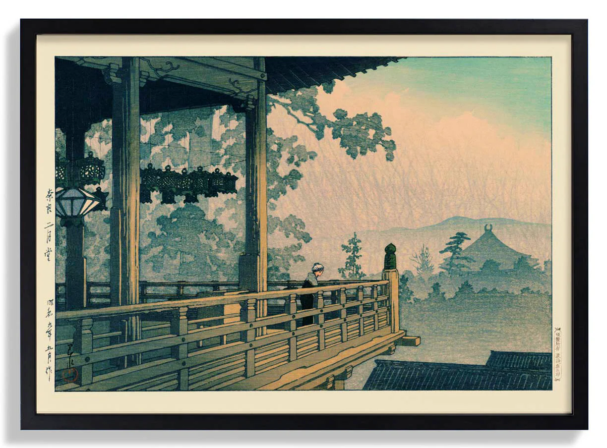 Nigatsudo-Tempel, Nara von Hasui