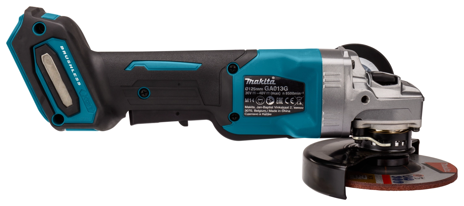Makita GA013GZ XGT 40V Max Li-ion accu haakse slijper 125 mm Body