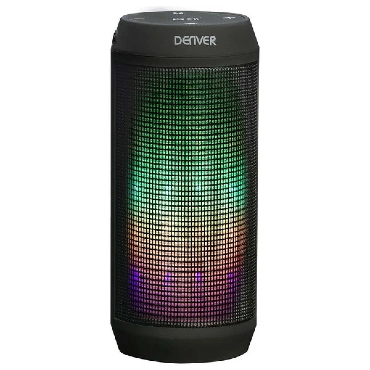 Totalcadeau Enceinte Bluetooth LED Noir