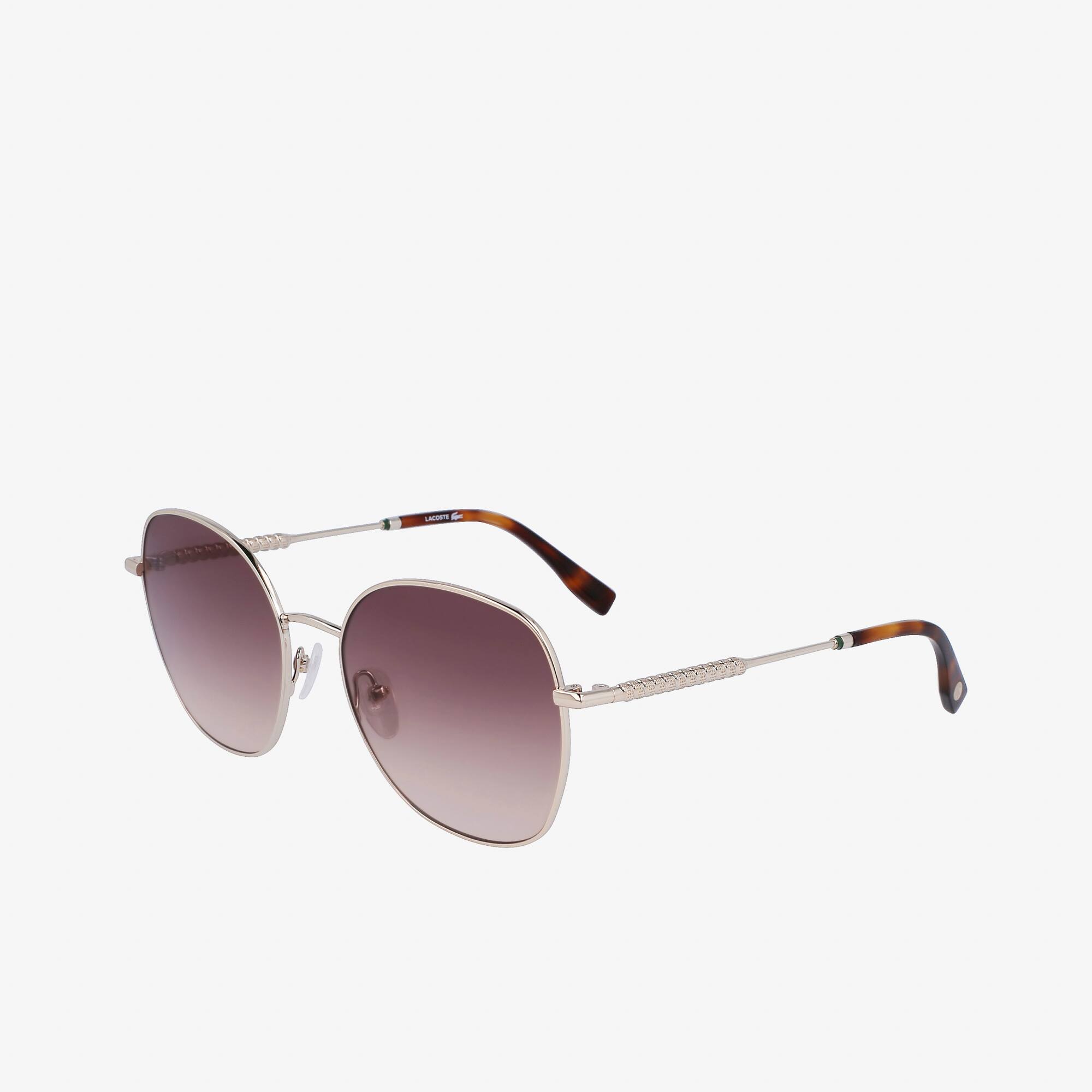 Ovale NEOHERITAGE Sonnenbrille mit Metallrahmen Sonnenbrillen - Gelb - Lacoste - Damen