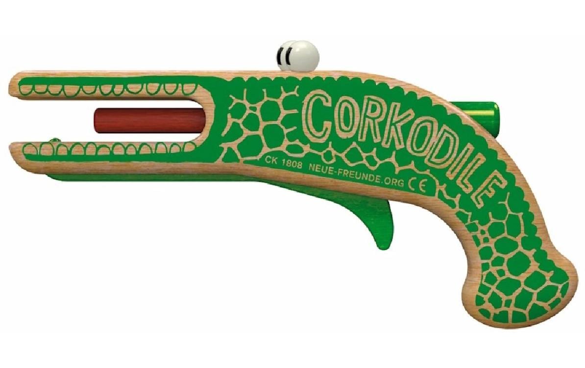 CorkodileKorkenpistole aus Holz