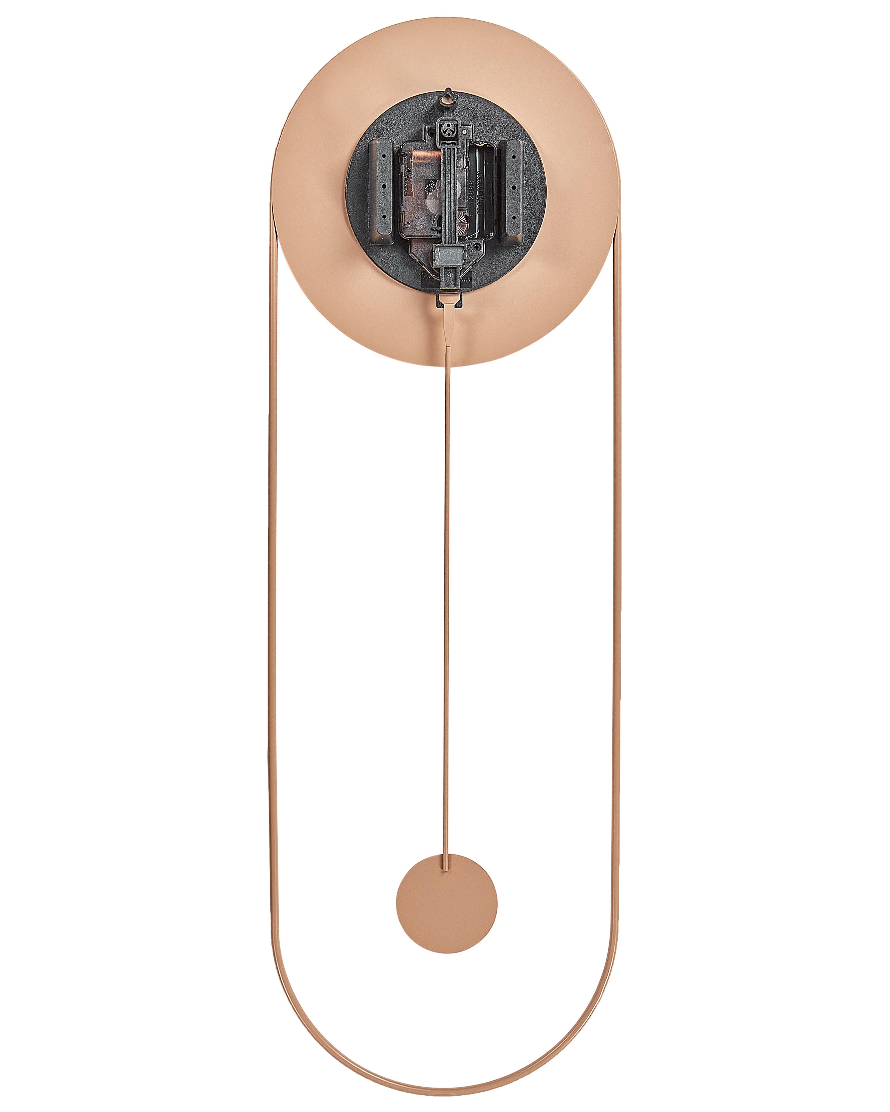 Wandklok SALVAN 20 cm Metaal Perzikroze