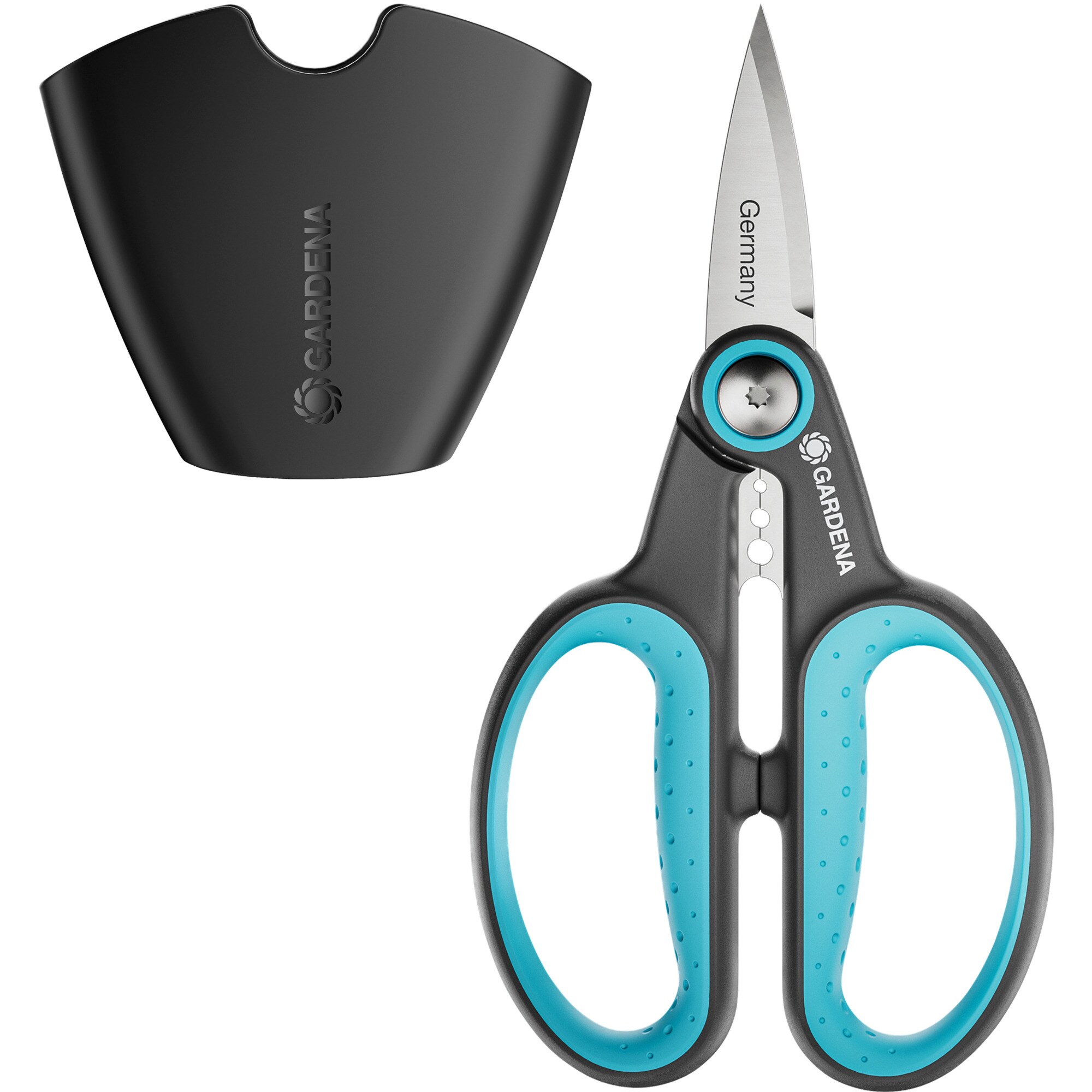 GARDENA Gartenschere Gartenschere HerbCut, Set mit Holster