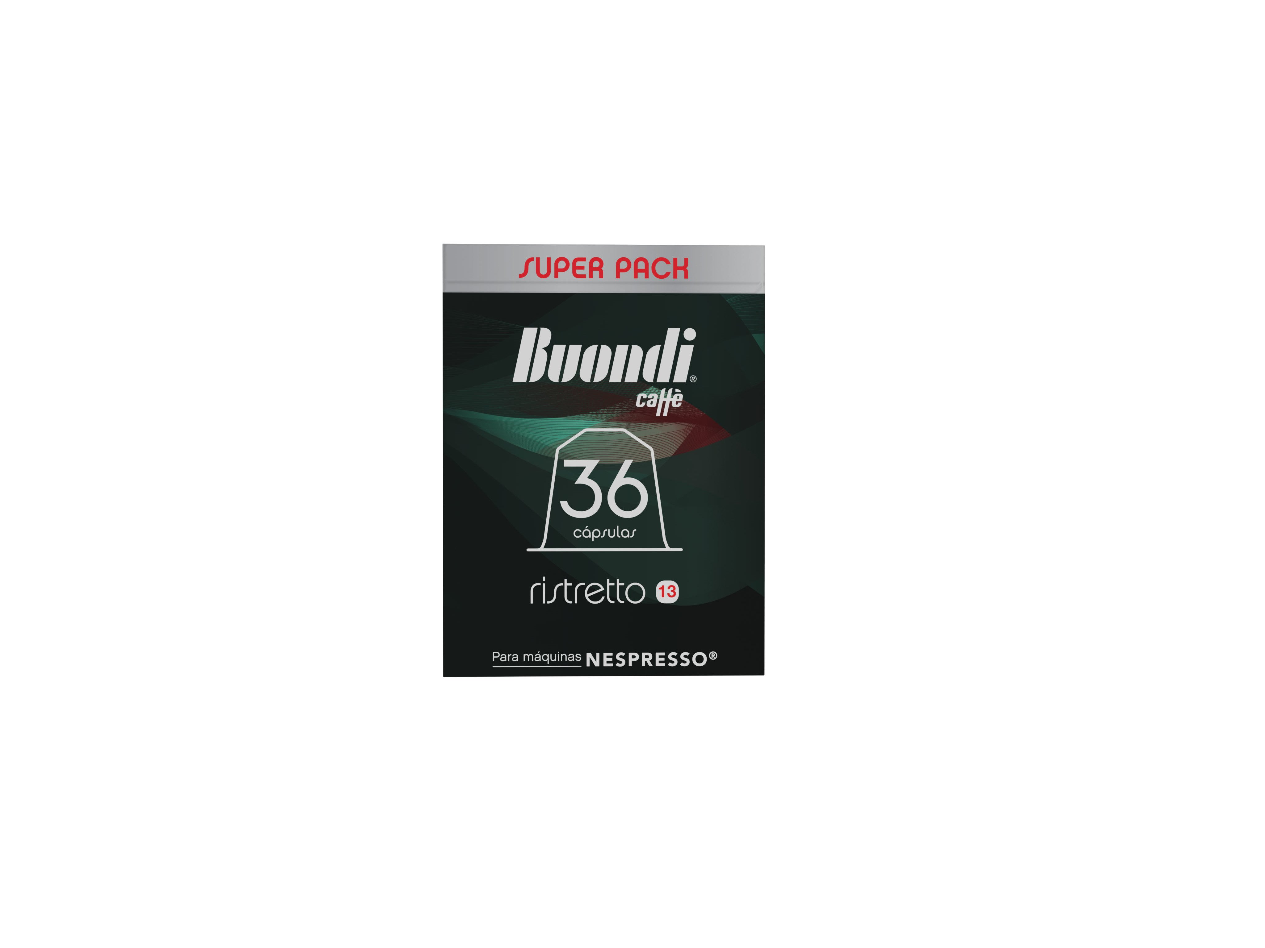 CÁPSULAS CAFÉ BUONDI NSP RISTRETTO 36 UN