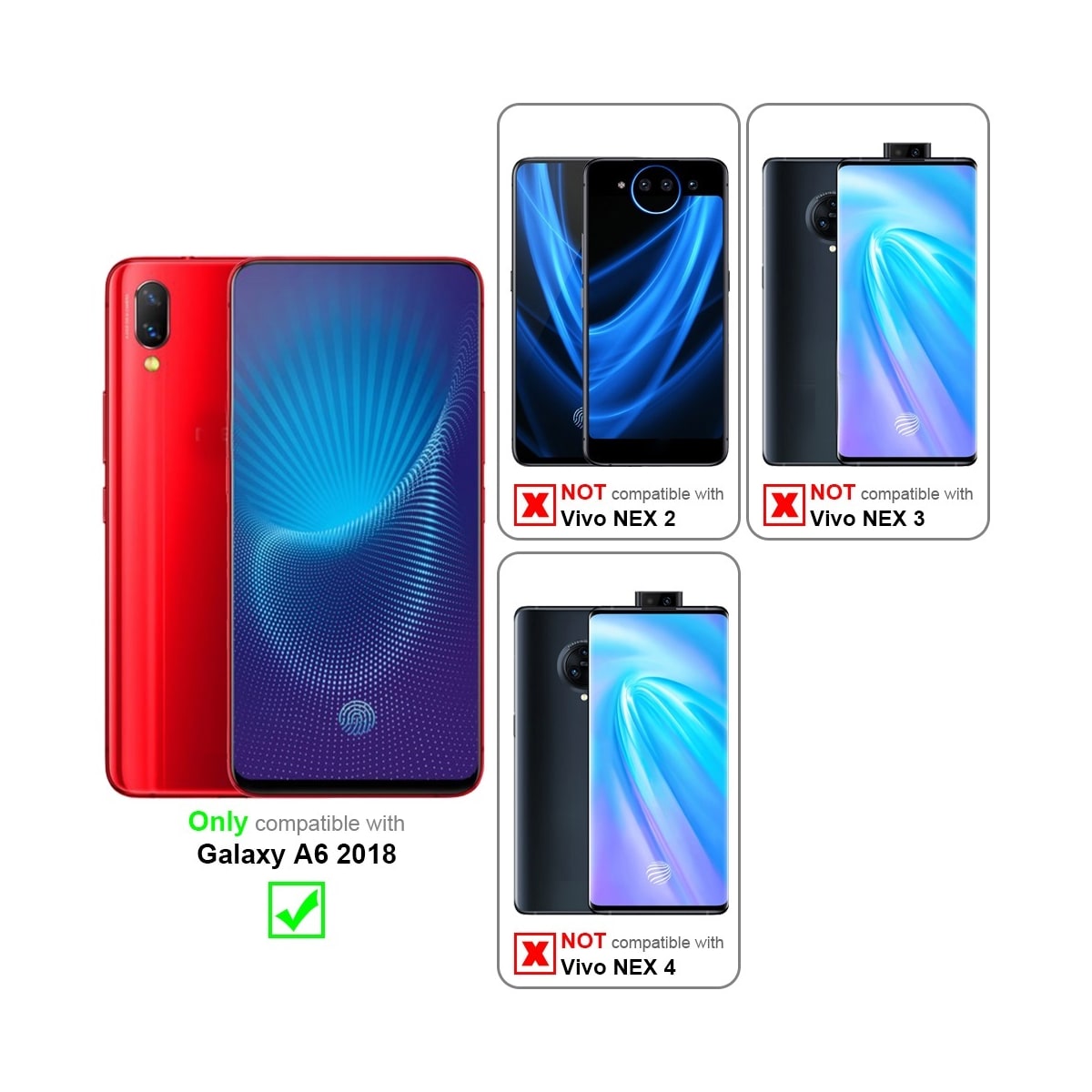Vivo NEX 3x Skjermbeskytter Skärmskydd