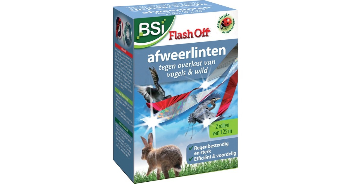BSIFlash Off vogelafweer bestrijdingsmiddel  (2x 125 meter)