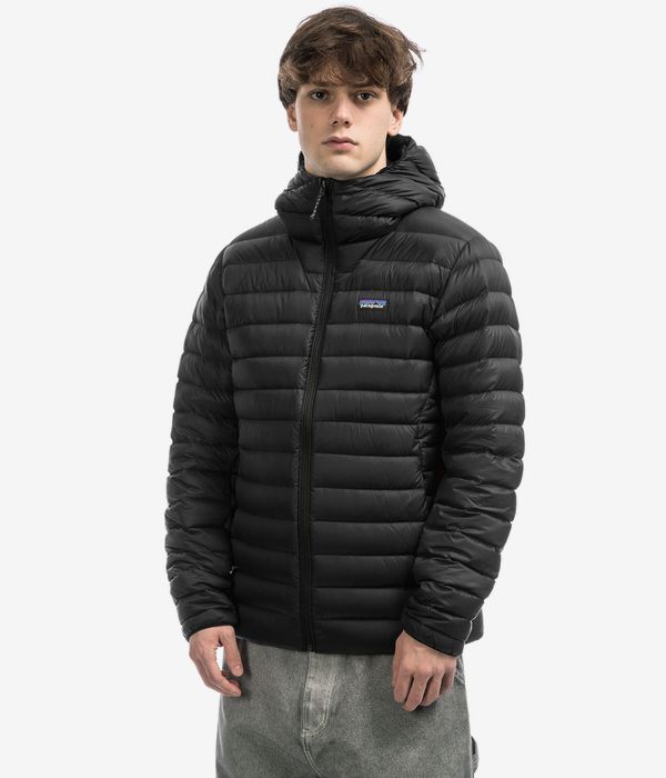 Patagonia Down Sweater Hooded Jacke (black)