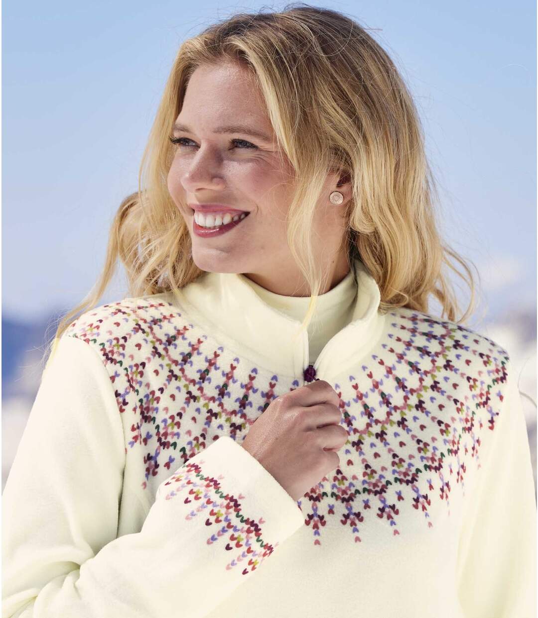 Pull Micropolaire à Col Zippé