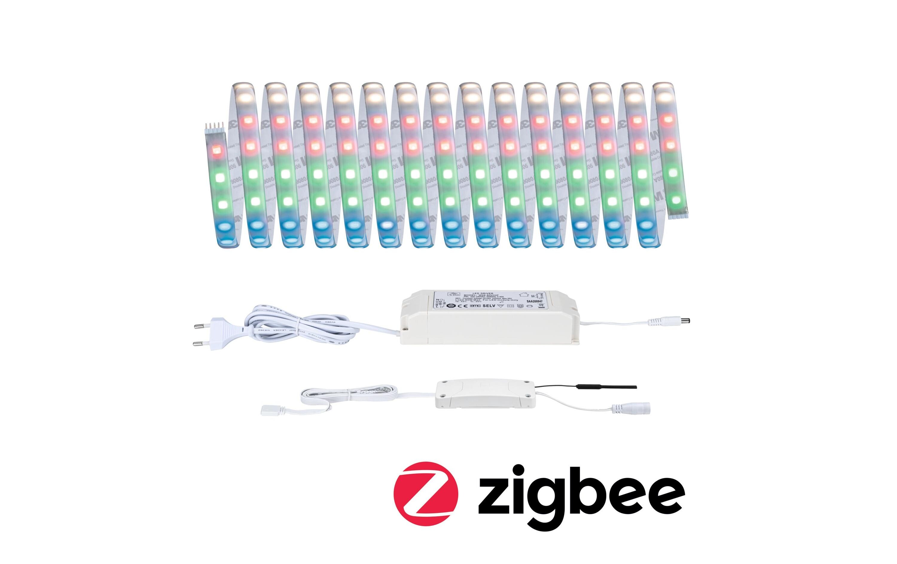 LED Stripe RGBW Coated Basic Set Zigbee 3.0, 5 m<br>LED-Leuchtstreifen-Set