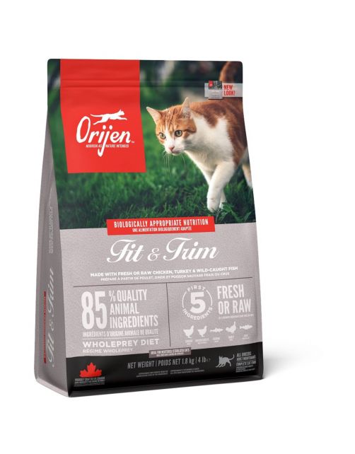 Orijen Whole Prey Fit & Trim Cat Kip&Kalkoen - Kattenvoer